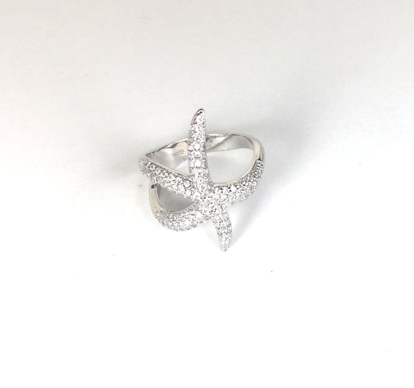 STARFISH STERLING SILVER RING