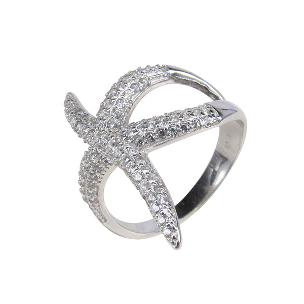 STARFISH STERLING SILVER RING